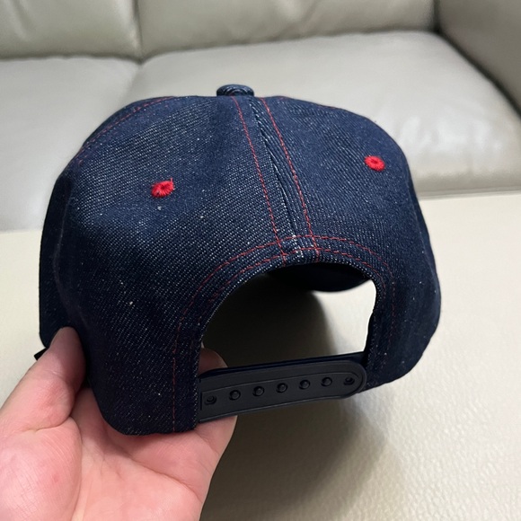NWT - Brixton Adult Snapback Denim Cap - Picture 4 of 8